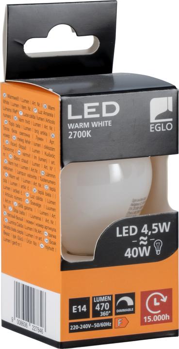 Produktbild EGLO Leuchmittel LED E14 (E14, 4.50 W, 470 lm, 1 x, D)