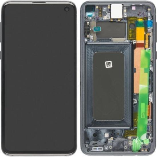 Samsung Front LCD Asm SM-G970F (Display, Galaxy S10e), Mobilgerät Ersatzteile, Schwarz