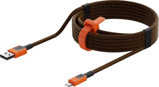 Actual product image Xtorm USB-A -> Lightning 1.5m Xtreme cable orange black (1.50 m, 12 W)