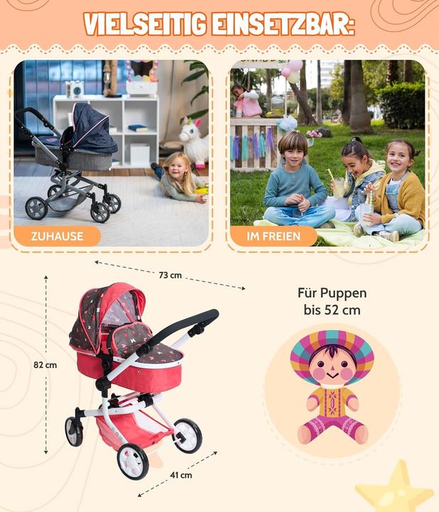 Actual product image Bayer Chic 2000 Mika combi doll's pram