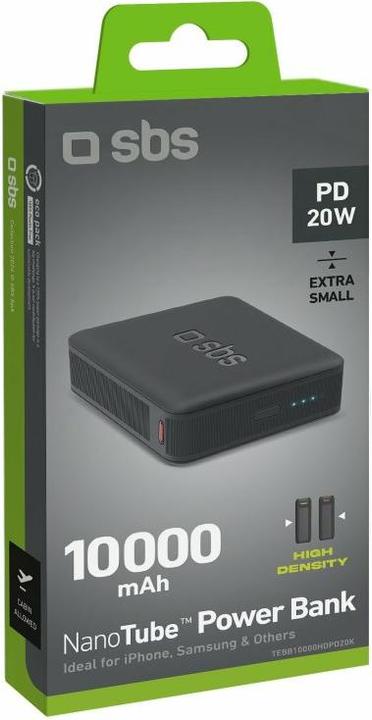 Produktbild SBS Powerbank 10.000mAh PD 20W high density (10000 mAh, 20 W, 38.50 Wh)