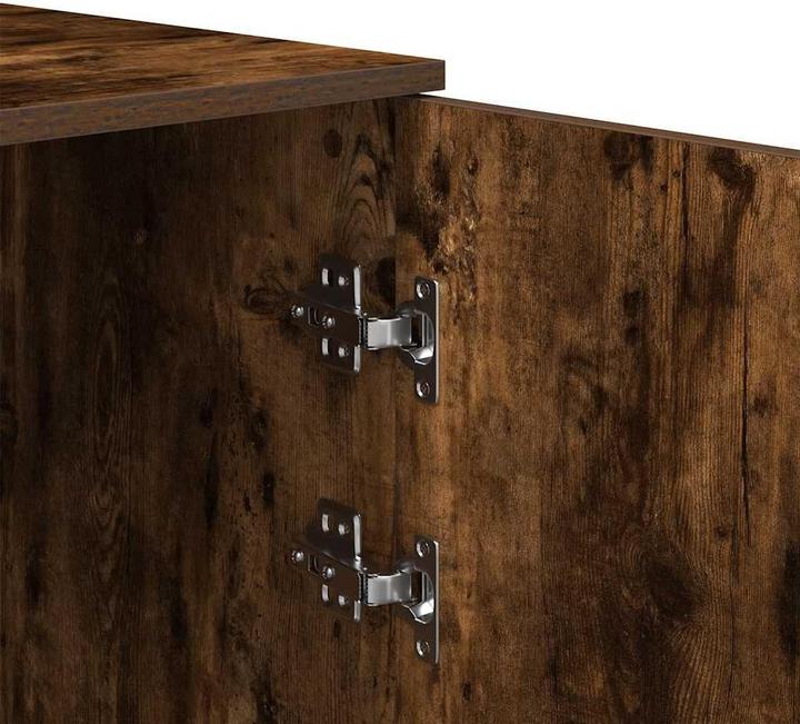 Image du produit vidaXL Armoire de stockage Chêne fumé 40x45x103,5 cm Armoire en bois composite
