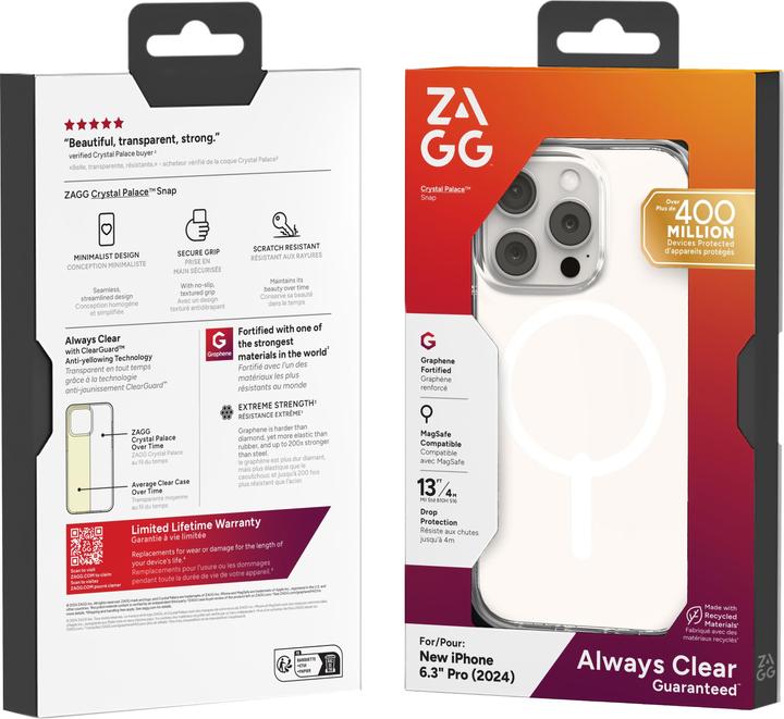 Actual product image Zagg Crystal Palace Snap (Apple iPhone 16 Pro)