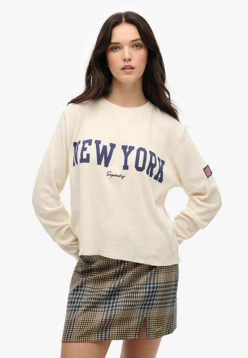 Actual product image Superdry Ath Essential Graphic L/s Top (L)