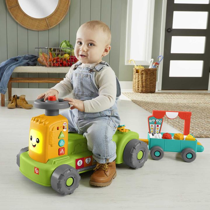 Produktbild Fisher-Price Lernspass 4-in-1 Markt-Traktor (D,E, F)
