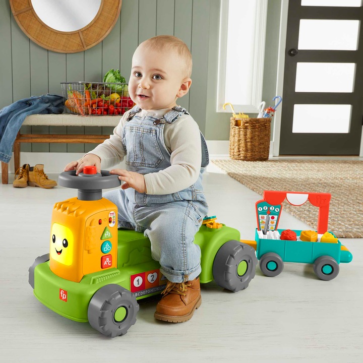 Immagine prodotto Fisher-Price Lernspass 4-in-1 Markt-Traktor (D,E, F)