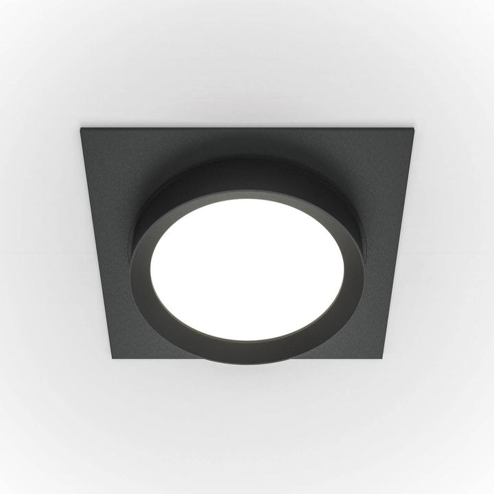 Productafbeelding Maytoni Hoepel downlight, inbouwlamp GX53 zwart (GX53)