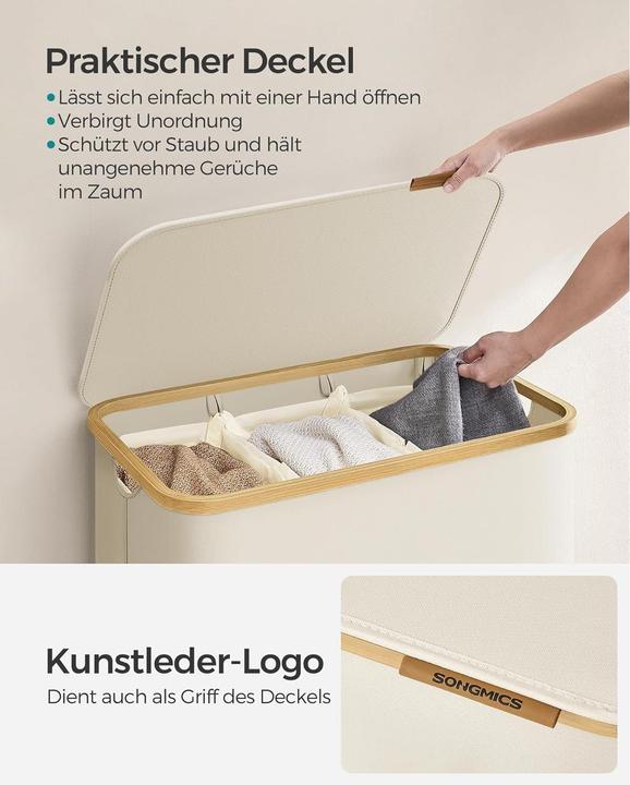 Image du produit Songmics Panier à linge (130 l)