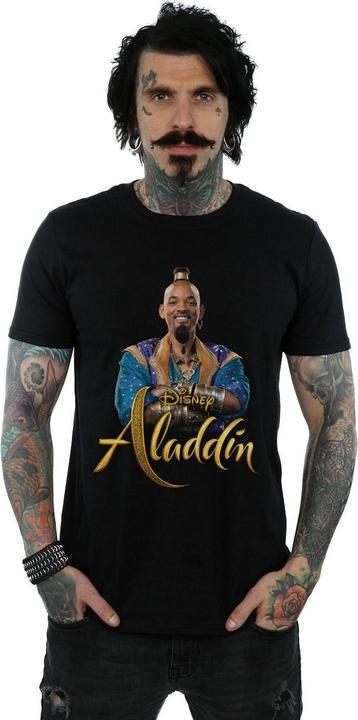 Actual product image Disney Mens Aladdin Movie Genie Photo T-Shirt (XXL)
