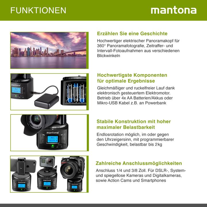 Actual product image mantona Turnaround 360 Advanced 3 (Panorama head)