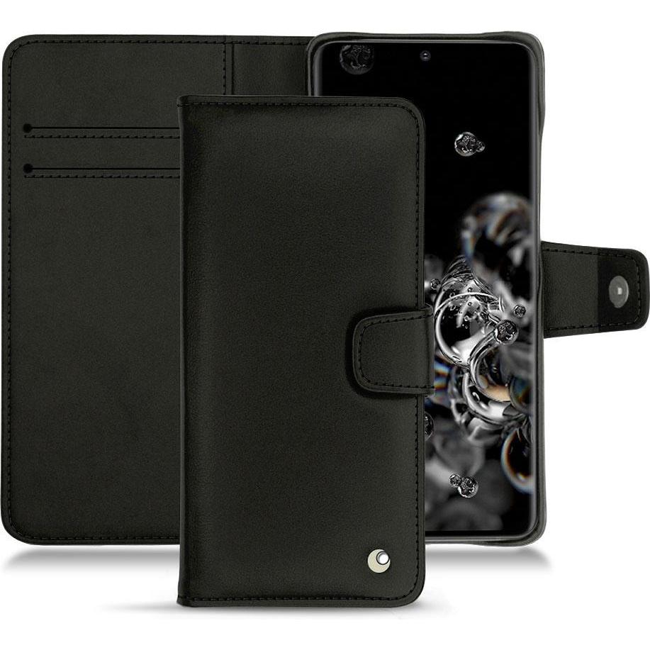 Noreve Lederschutzhülle Wallet (Samsung Galaxy S20 Ultra 5G), Smartphone Hülle, Schwarz