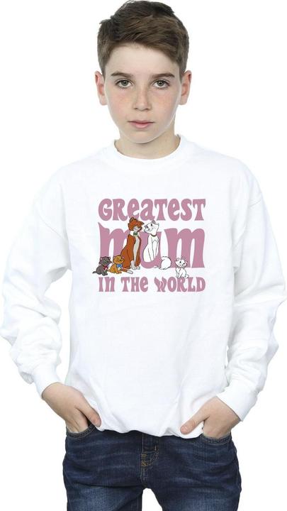 Produktbild Disney The Aristocats Greatest Mum Sweatshirt Jungen (152, 158)