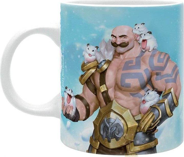 Actual product image ABYstyle LEAGUE OF LEGENDS - Mug - 320 ml - Braum Poros - subli x2 (320 ml, 1 x)