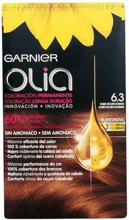 Image du produit Garnier OLIA Coloración Permanente #6,3 Rubio Oscuro Dorado 4 pz (#6,3 Blond doré foncé)