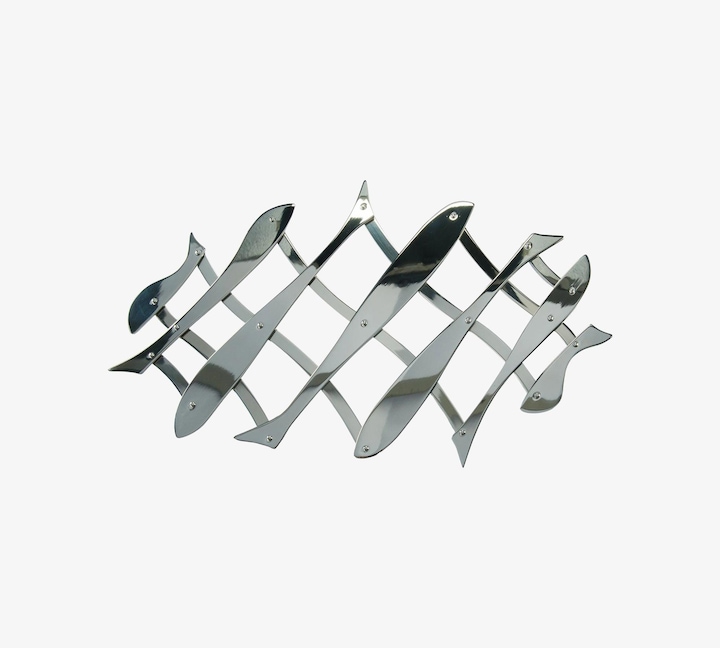 Actual product image Alessi Stainless steel base (1 x, Pan coaster)
