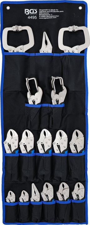 Actual product image BGS Body grip pliers set (185 mm)