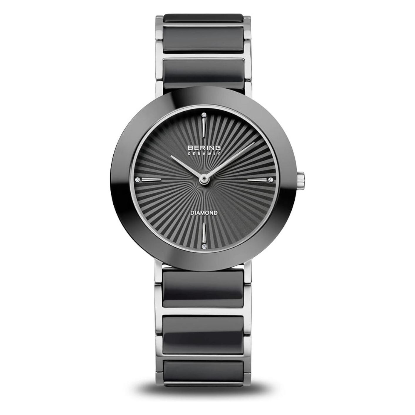 Bering, Armbanduhr, 11435-702, Schwarz, Silber, (35 mm)