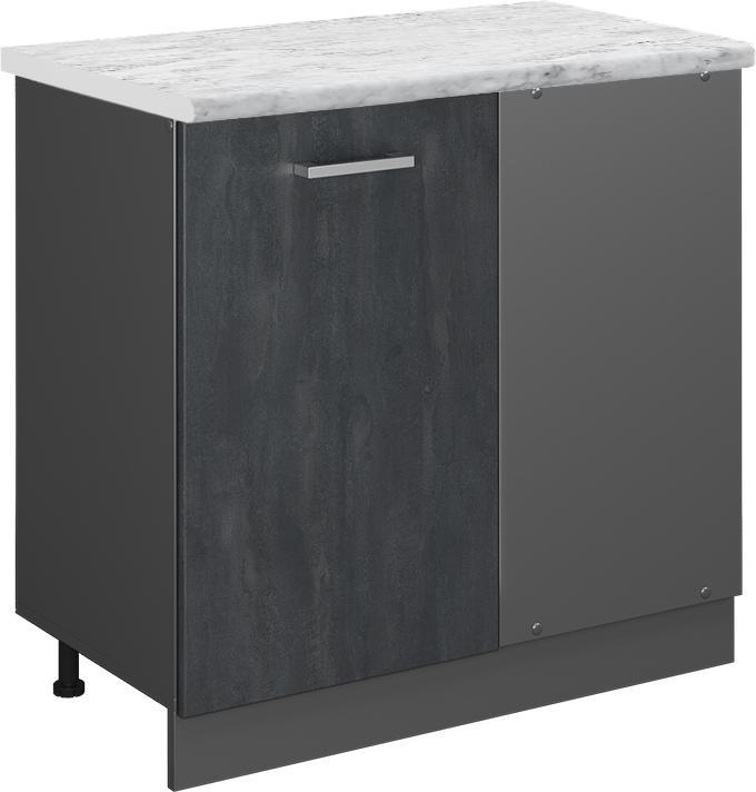 Anthrazit, Marble-Weiss, Schwarz, Schwarz Beton