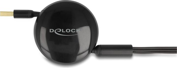 Immagine prodotto Delock Cavo di ricarica USB retrattile da 7,60 cm (3"") 1 Type-A a Micro USB / 2 x USB Type-C™ con (1.13 m, USB 2.0, 10 W)
