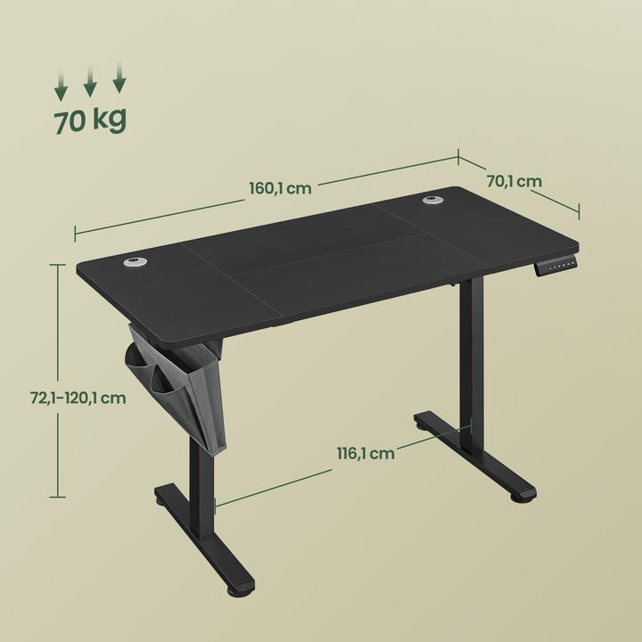 Image du produit Songmics Table haute (160 x 70 x 120 cm)