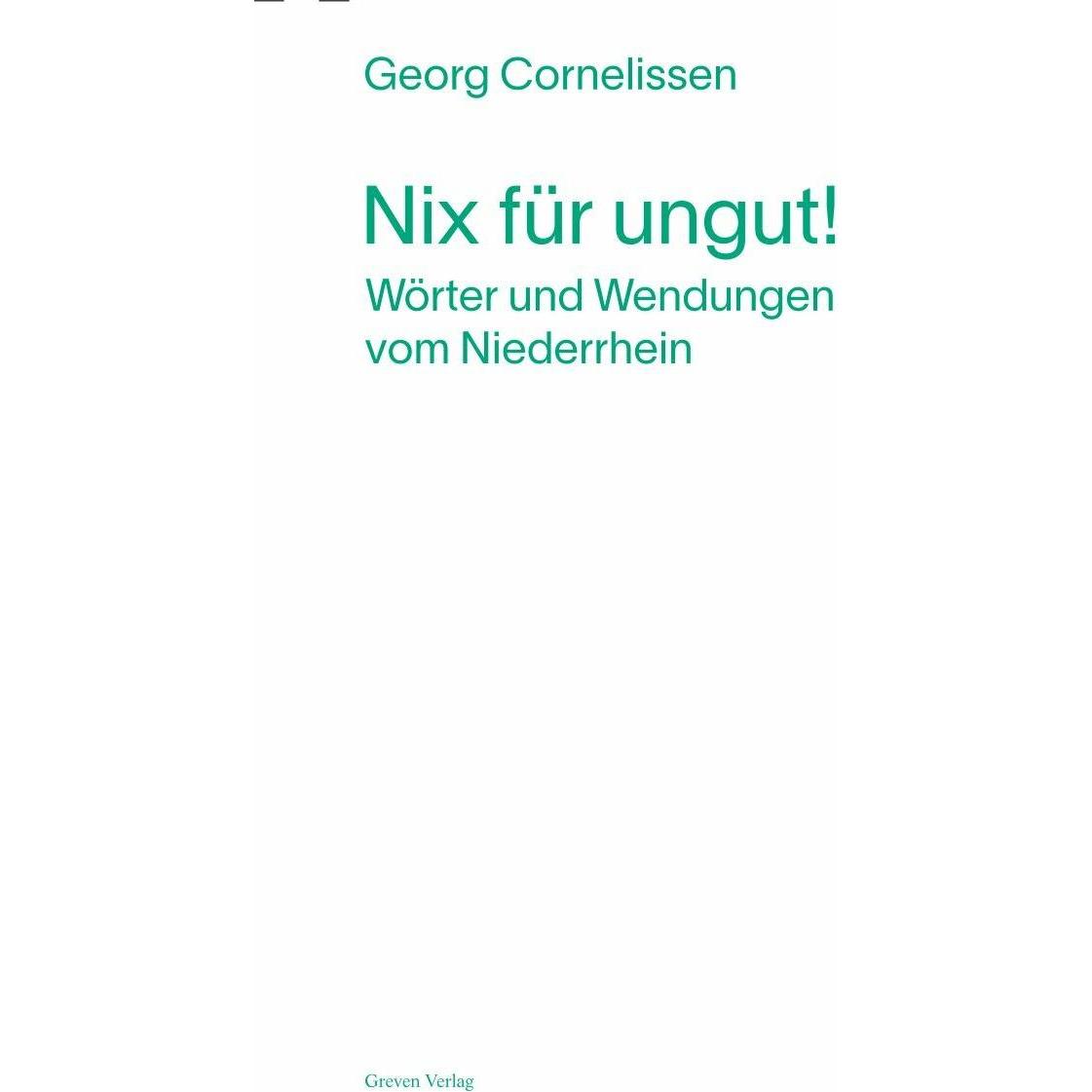 Cornelissen:Nix für ungut!, Fachbücher von Georg Cornelissen