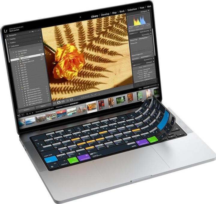 Image du produit JCPAL Verskin Lightroom Shortcuts Couverture de clavier pour MacBook Air 13" (M2 2022 / M3 2024) / Pro