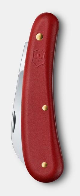 Produktbild Victorinox V-1.92 01 Gartenmesser, Gebogene Klinge, rostfreier Stahl, Rot (Pfannenset + Topfset, Edelstahl)