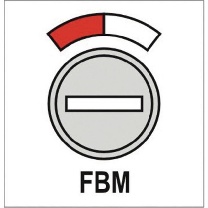 Actual product image Hewi Rosette grt.111R02.130 Ku.33 rd.FBM DIN L/R D/D