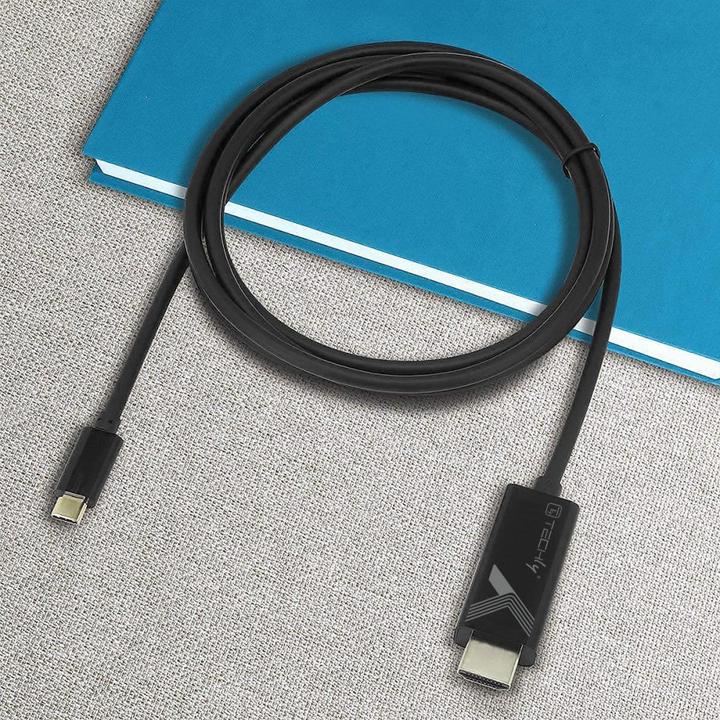 Image du produit Techly Câble adaptateur USB-C M vers HDMI M 2.0 4K noir 5m (5 m)