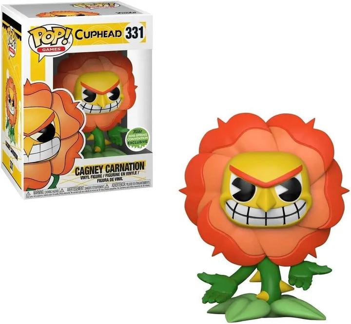 Actual product image Funko POP! Cuphead - Cagney Carnation Exclusive 2018