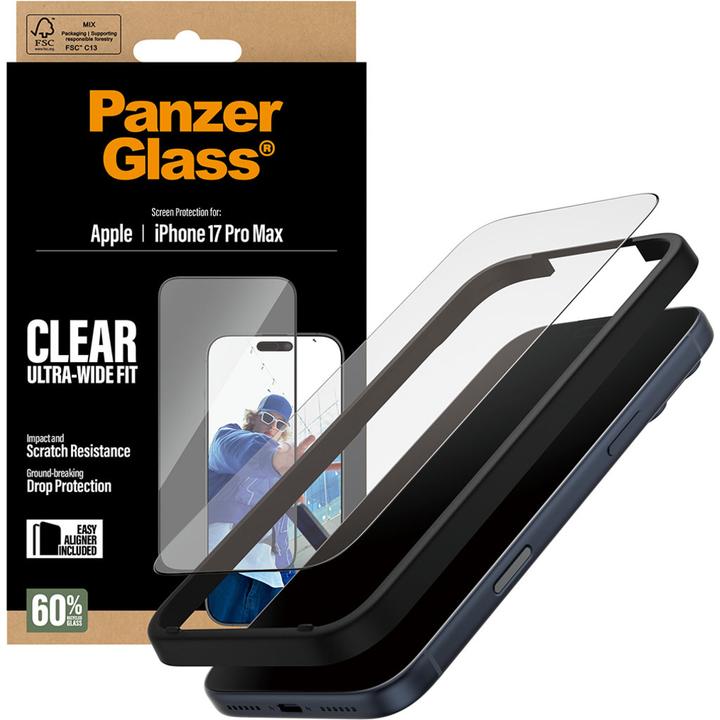 Produktbild PanzerGlass Ultra Wide Fit (1 Stk., Apple iPhone 17 Pro Max)