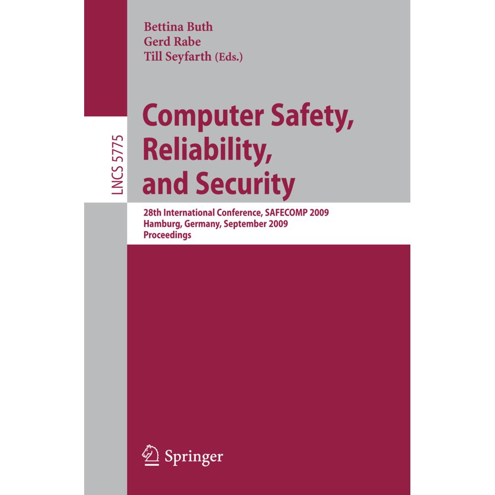 Computer Safety, Reliability, and Security, Fachbücher