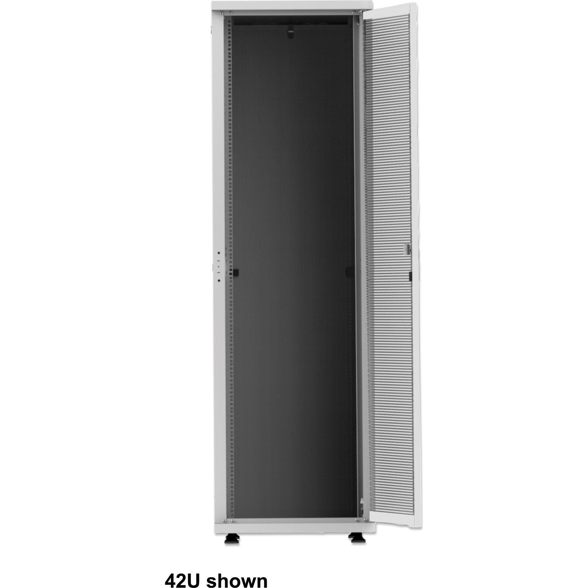 Thumbnail - Intellinet 19" Serverschrank, Basic Line (10.87 HE, 19 Zoll Rack), Serverschrank, Grau