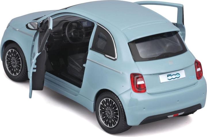 Produktbild Bburago Fiat 500e 1/24 blau