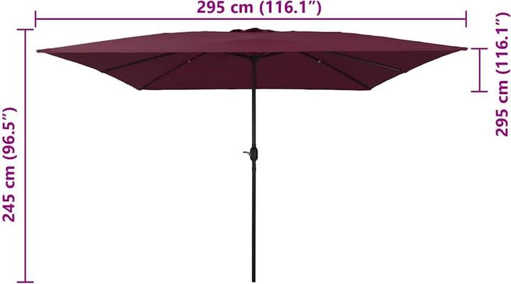 Produktbild vidaXL Terrassenschirm (2.95 m)
