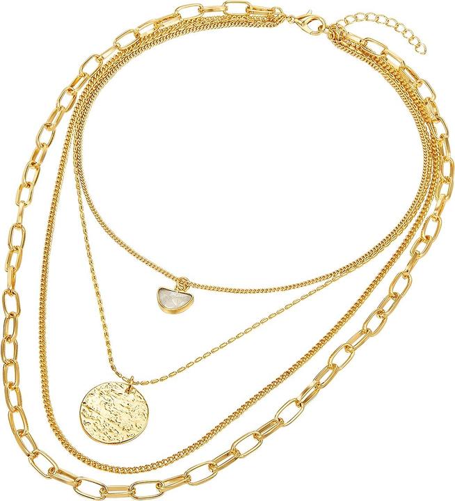 Image du produit Lulu & Jane Femmes en alliage de métal or jaune 42,0/48,0/56,0/61,0 cm chaîne de base + 5,0 - 29331 (14 carats plaqué or jaune)