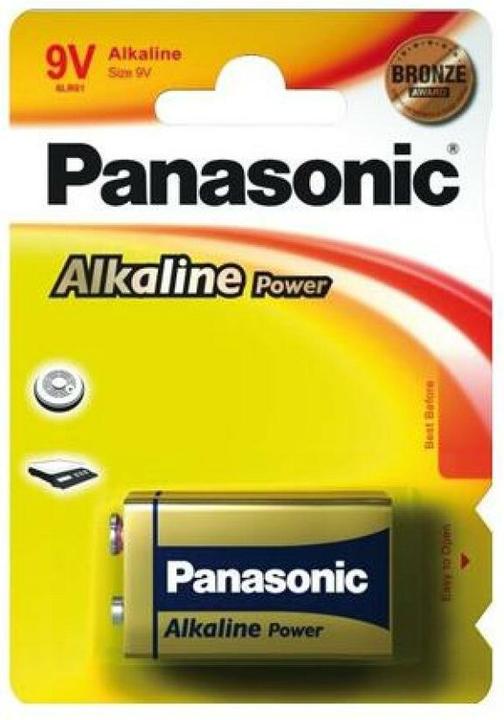 Actual product image Panasonic c Alkaline Power 9V block (1 pcs., 9V Block)