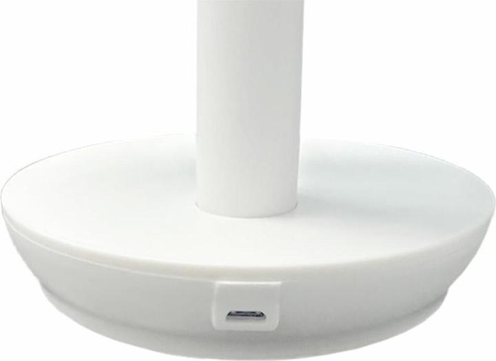 Produktbild EDM Tischventilator 33501 Weiss 5 W 4 W 16,5 x 18,5 cm 17 x 13 x 26 cm Aufladbar USB (45 dB)