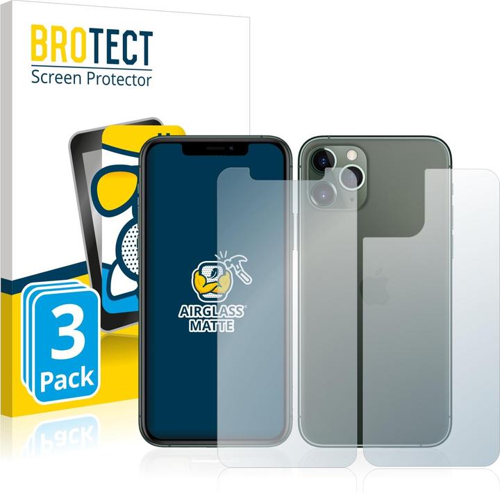 Produktbild BROTECT AirGlass Panzerglasfolie Matt (3 Stück)