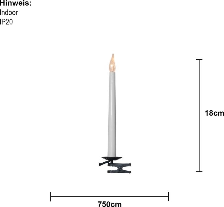 Produktbild Star Trading Baumlichterkerze SLIMLINE (7.50 m)