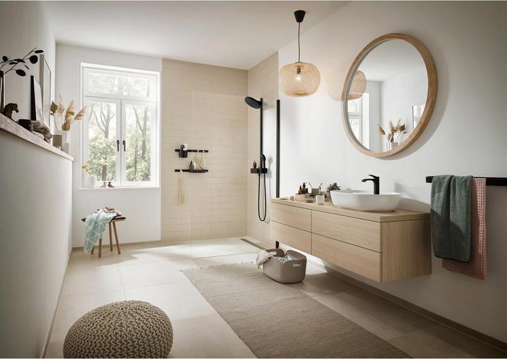 Produktbild hansgrohe Showerpipe 260 2jet mit ShowerTablet Select 400 : Farbe - Matt White
