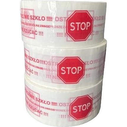 Bestpak, Klebeband, BSTech Klebeband mit Aufdruck 48x100m „Careful glass“ 6 Stk (48 mm)