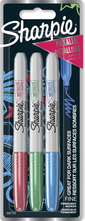 Produktbild Sharpie Permanent Marker Fein 1mm (3x)