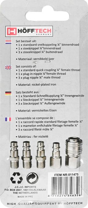 Productafbeelding ProPlus Pneumatische accessoireset 5 stuks