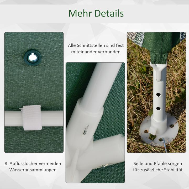 Produktbild Outsunny Pavillon mit Moskitonetz (300 cm, 300 cm)