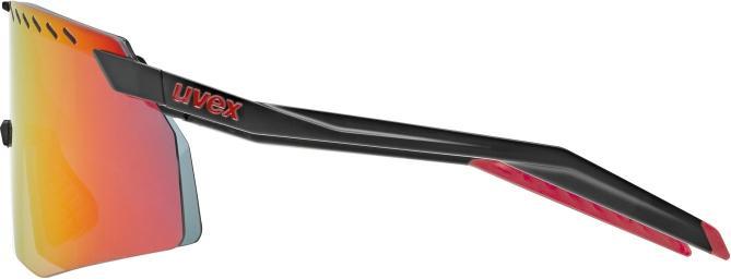 Actual product image Uvex pace stage (black matt (red)*, Mirror Red)