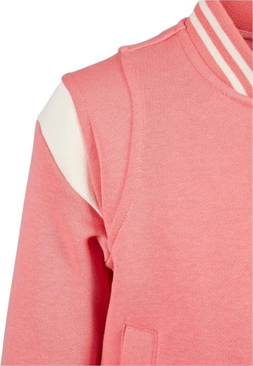 Actual product image Urban Classics Girls Inset College Sweat Jacket (122, 128)