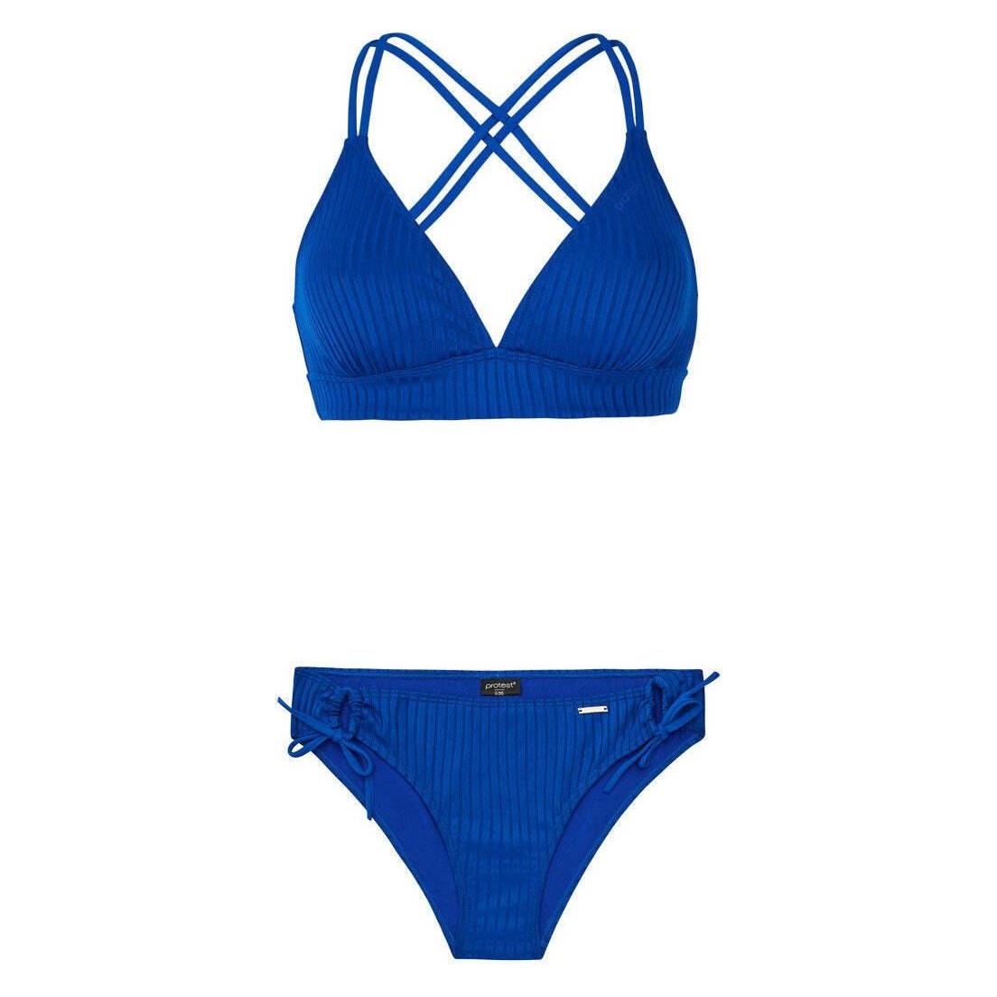 Protest, Damen, Bikinis, Bikinis PRTCosta Triangle Bikini, Blau, (44, Xxl)