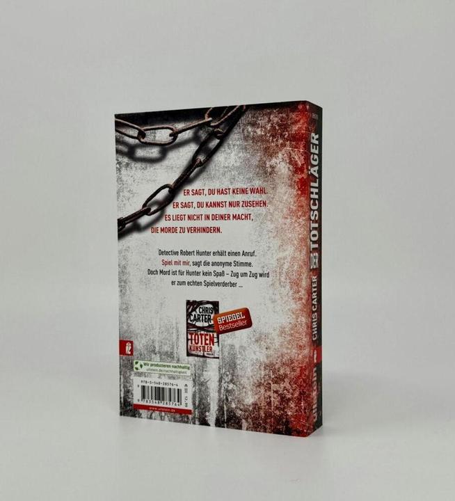 Actual product image Der Totschläger (German, Chris Carter, 2014)