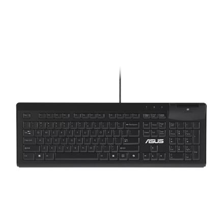 Produktbild ASUS Computer keyboard KU100 KEYBOARD/BK/UI/104 (DE, Kabelgebunden)